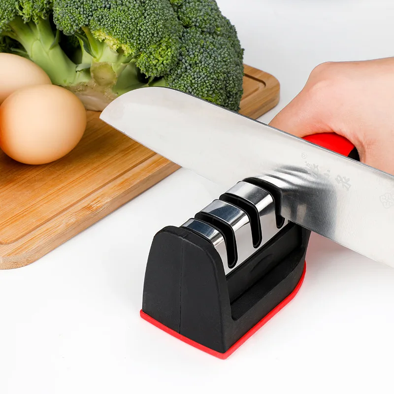 New 4 in 1 home knife sharpener Manual quick knife sharpener Kitchen tools