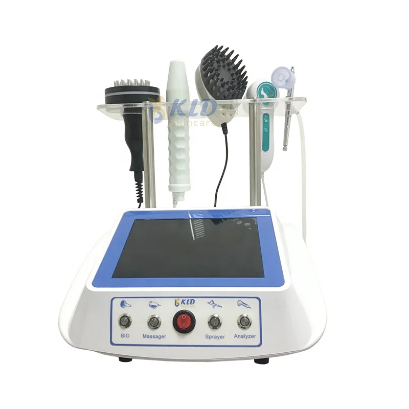 Hair Salon Use Hair Follicle Detection Tool Ozone Galvanic High Frequency Comb Scalp Vibrate Massager Anti-Hair Loss Machine