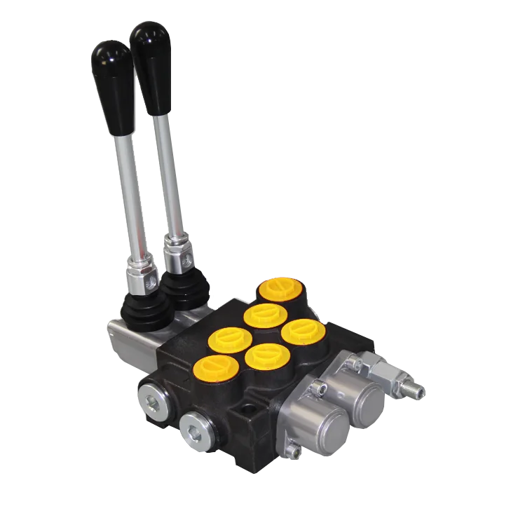 P80 80 lpm hydraulic distributor monoblock hydraulic directional control valve