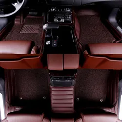 factory price Left hand drive 5D custom-built car floor mats for Audi A8