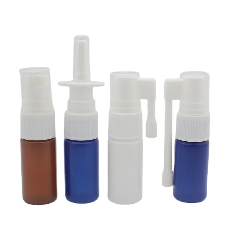 10-100ml Empty Plastic Nasal Spray Bottles Small Plastic Pump Spray Bottle