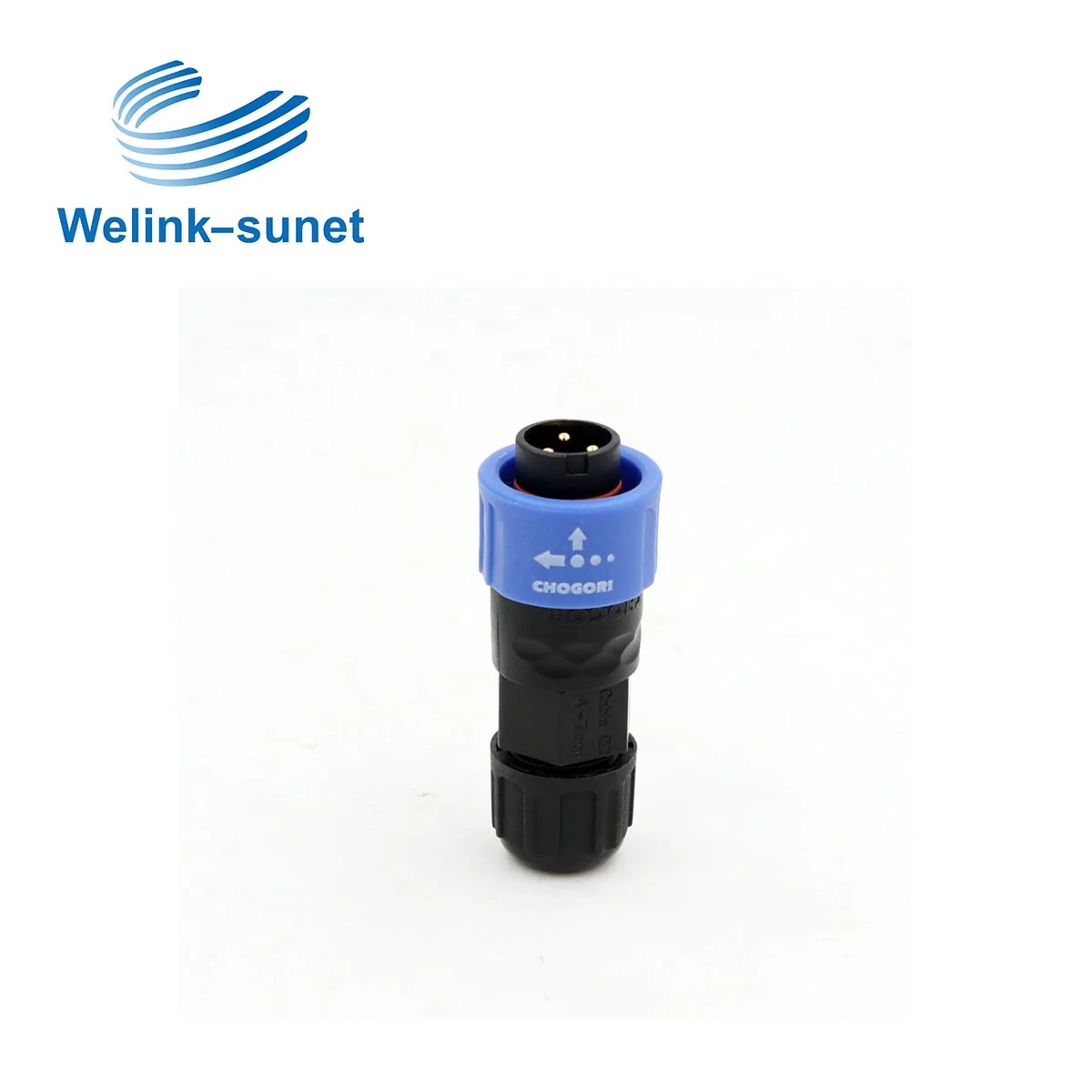 Фонтан 10P винт тип припоя провода жгут с Средний водонепроницаемый разъем