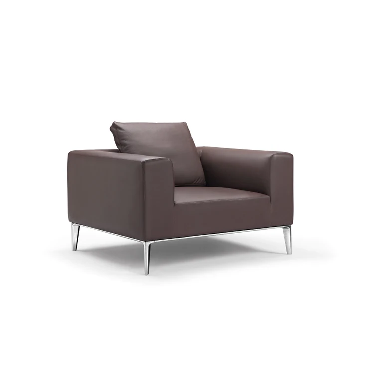 Contemporary Office Reception modern design leather 1+1+3 seater cheap office sofa