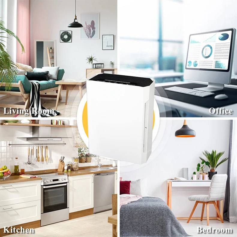 CE portable mini smart home use air cleaner HEPA filter air purifier