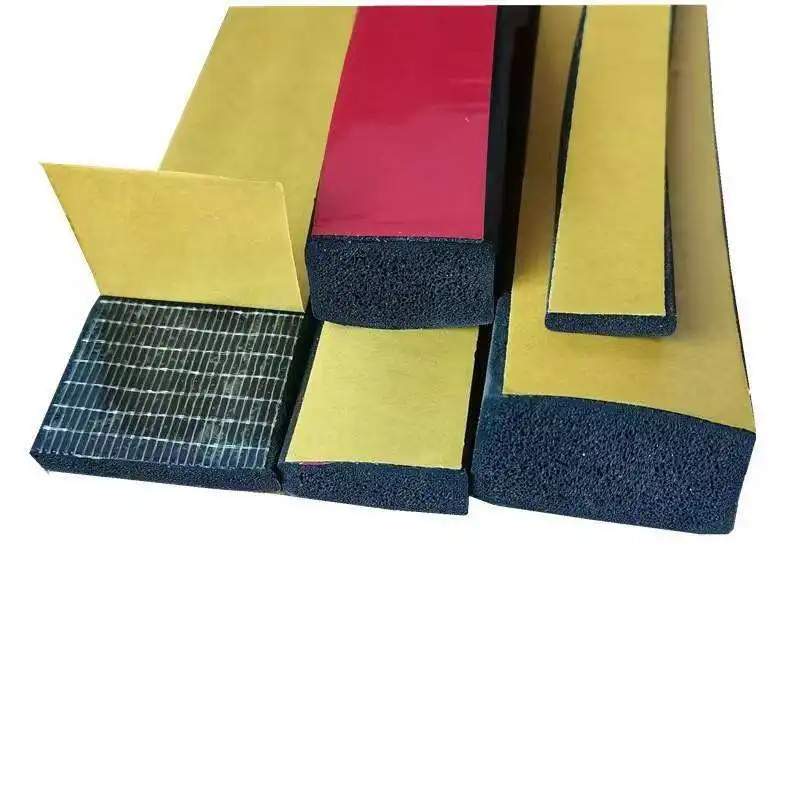 Epdm Rubber Draught Seal And Foam For Window Or Door Adhesive Foam Sealing Strip