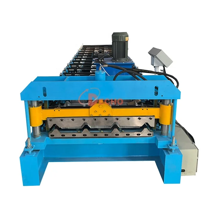 840 trapezoid metal roof panel making machine with 5 tons manual uncoiler single layer tile making machine