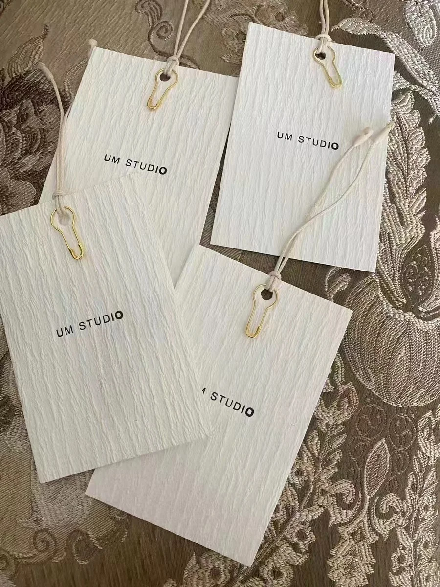 Special Art Paper Clothing Tags with brand logo custom hang tag label for clothes
