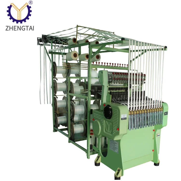 Zhengtai Factory Direct 10/25 Zipper Tape Loom Machine Nylon Zipper Tape Making Machine