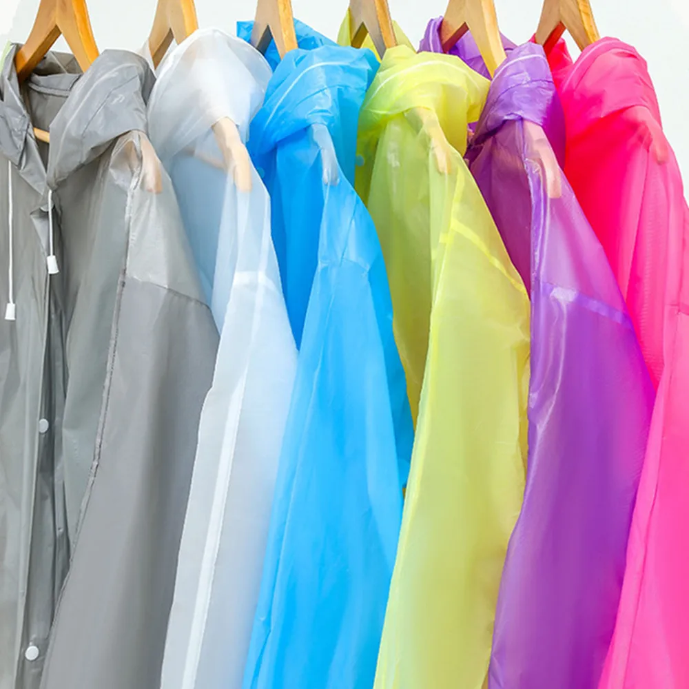 Adult Summer Disposable Waterproof Raincoat for Travel and Outdoor Activities for Hiking