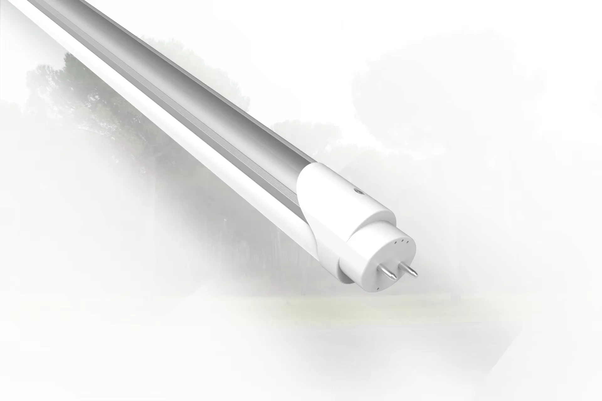 DLC ETL Listed 8ft 40W LED Tube Light RGB T8 Tube with Aluminum and PC Body for Office G13 Lamp Holder ROHS EMC Certified