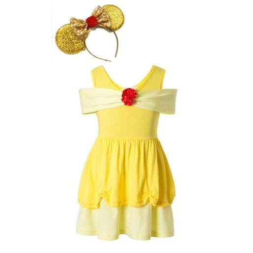 Beauty and the Beast mouse ears stained glass beauty and the beast Minnie Ears belle mouse ears belle princess dresses