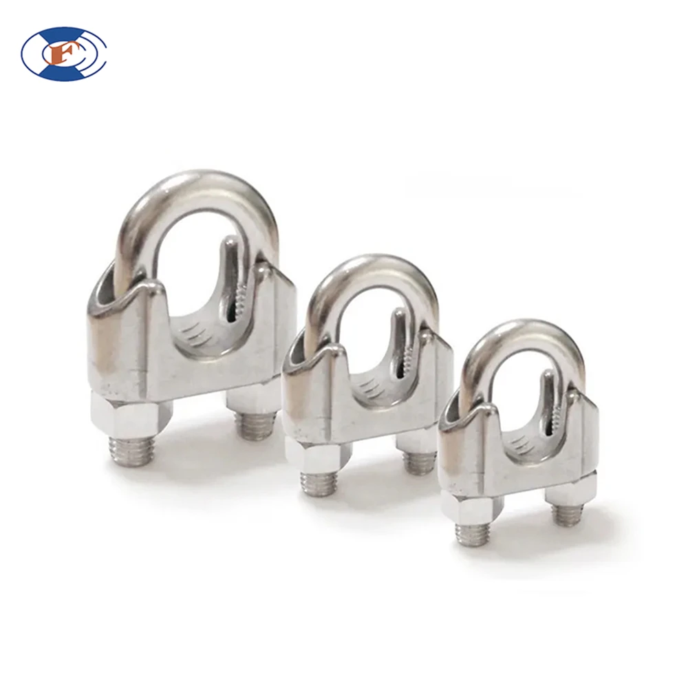 HF us type u bolt drop forged wire rope clip drop forged wire rope clip wire rope clamp