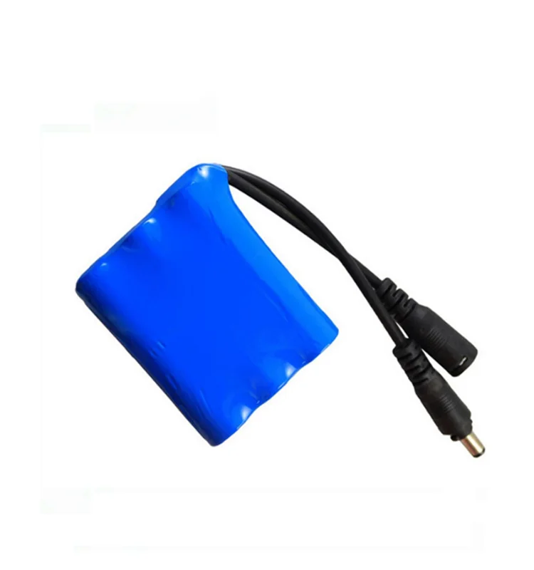 11.1v 3S 18650 2600mAh ternary lithium battery plus protective plate rechargeable battery pack