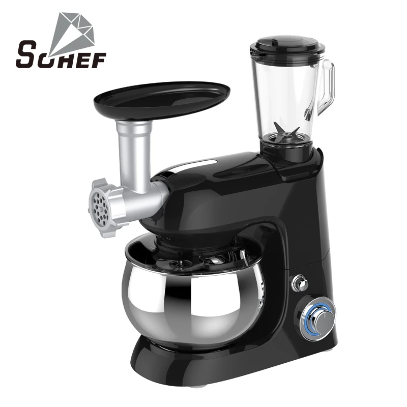 China manufacture 6l metal stand mixer mini blender electric mixer 1200w stand mixer