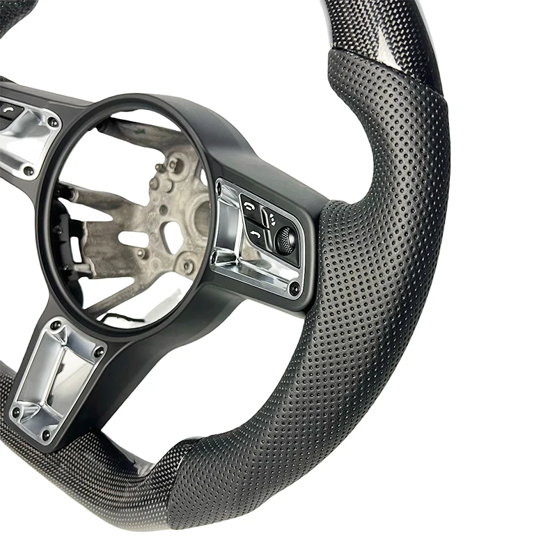 For Porsche Macan Panamera Cayenne Cayman Boxster 991 992 970 971 918 997 718 981 982 Modified carbon fiber steering wheel