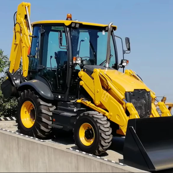 Экскаватор-погрузчик 766A с отличной видимостью 2-тонные мини фронтальные погрузчики тандемным шестеренчатым насосом