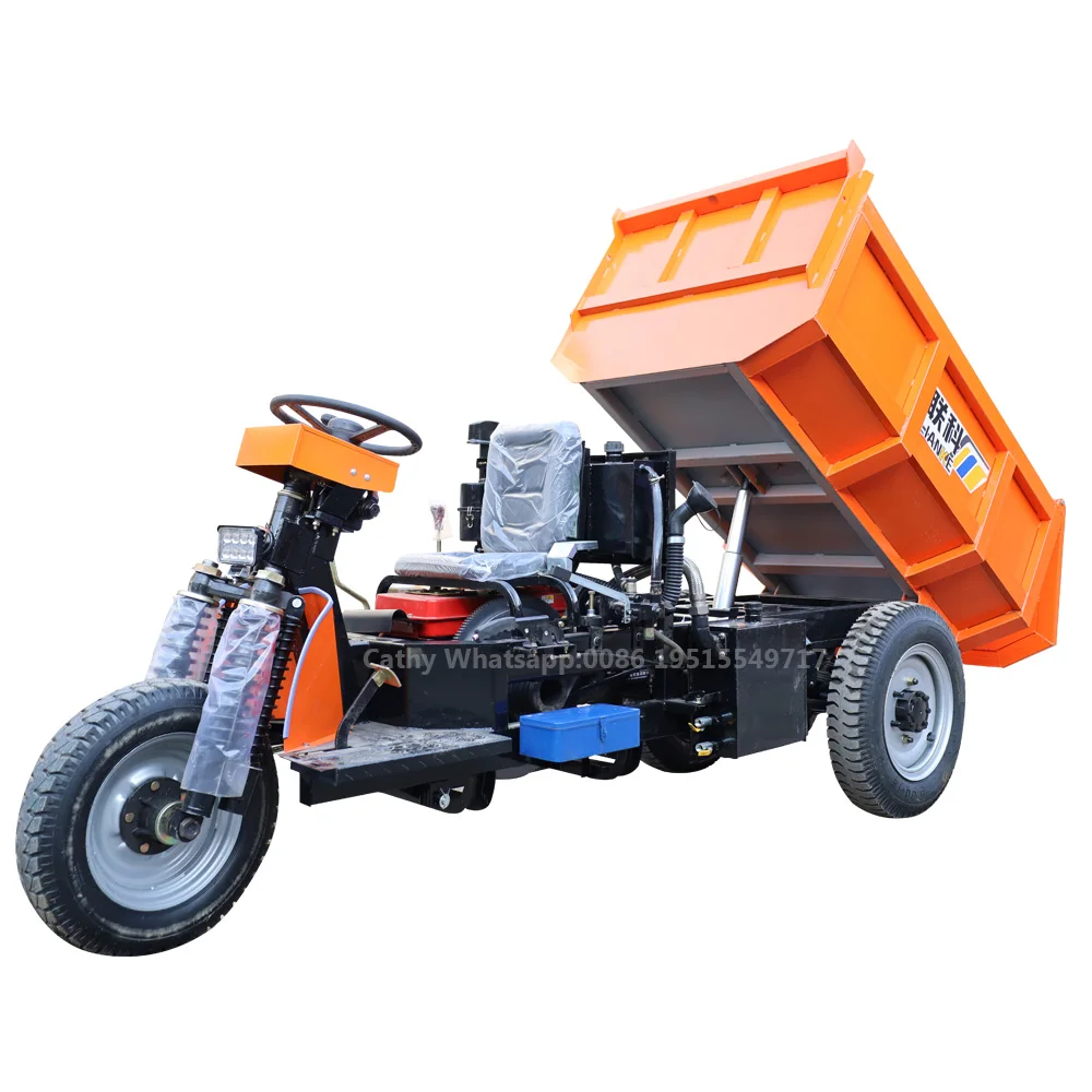 LK270D LIANKE 22/24/28 Horsepower Mini Cargo Truck,3 Wheels Mini Diesel engine Dumper Truck