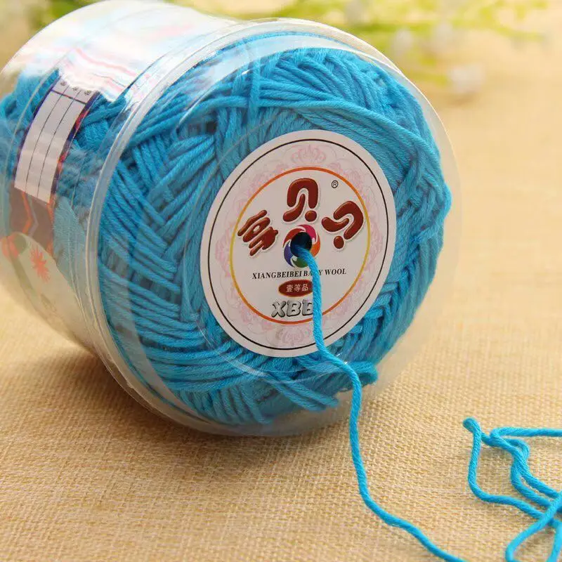 DIY cotton  crochet baby milk yarn for knitting sweater