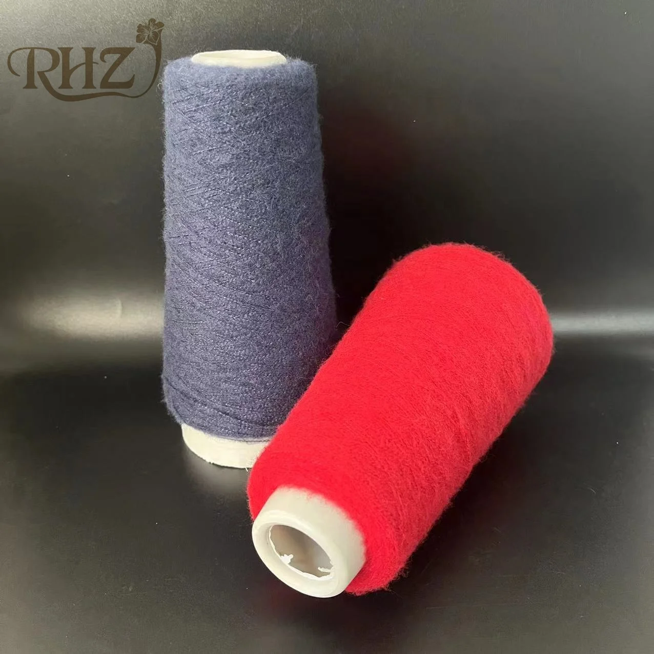 RHZ 9NM/1 100%Polyester Brush Yarn for knitting