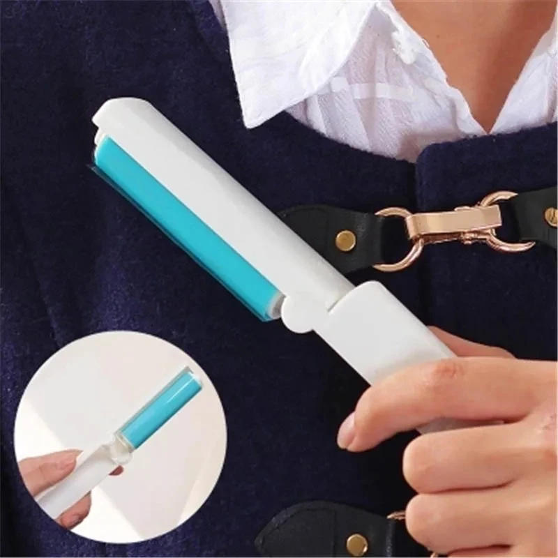 Dust Remover Clothes Fluff Catcher Drum Lint Roller Recycled Foldable Hair Sticky Washable Portable Brushes