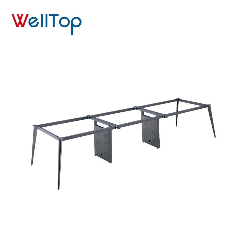 03 920 WELLTOP оптовая продажа промышленный стол для ресторана офисный металлический каркас офисные столы стальные ножки стола металлическая опора