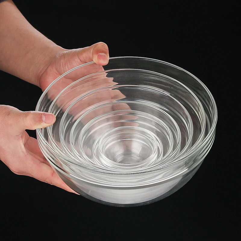 Home dinnerware round shape Candy Sugar Dessert pudding glass fruit bowl