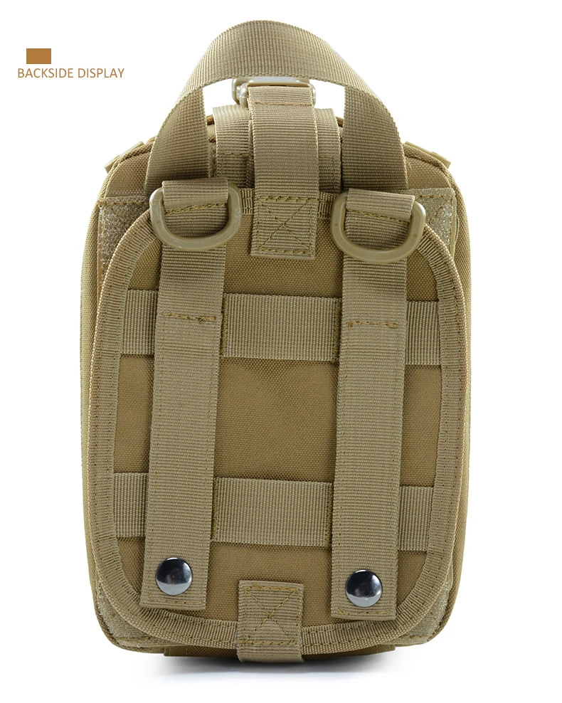 Hot Wholesale Unisex Tactical Medical Bag First Aid Kit with Zipper Closure Polyester Lining for emergency Use