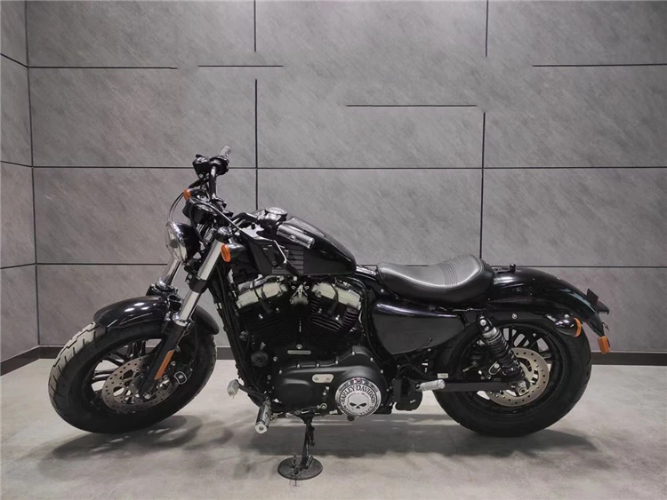 Motorcycle Black PU Leather Driver Front Rear Passenger Seat  For Harley 48 1200 883 2016-2020 XL883 2017 2018