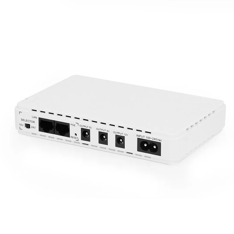  Новая модель POE432 25 Вт Портативный UPS 8800 мАч с 3 портами постоянного