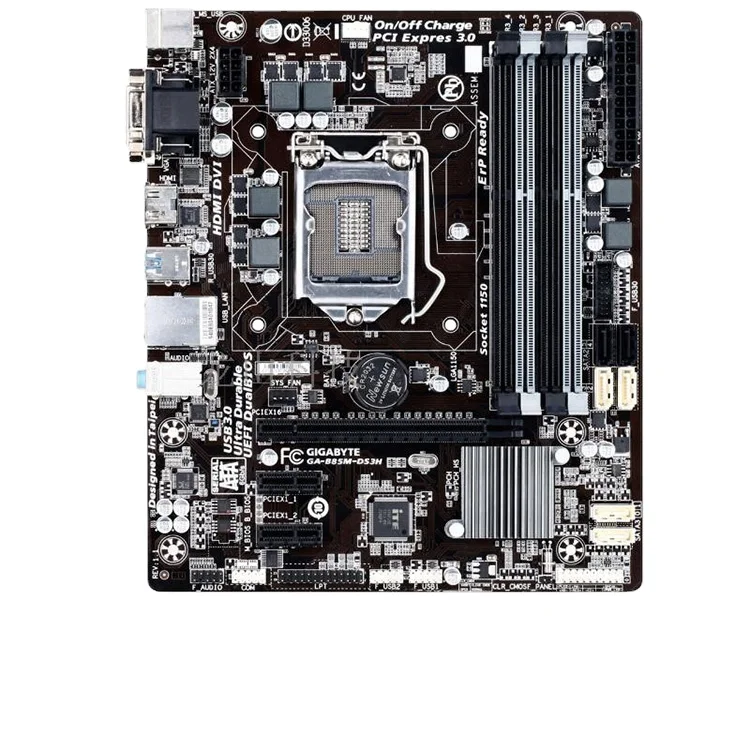 For Gigabyte GA-B85M-DS3H B85 motherboard support 1150 CPU DDR3