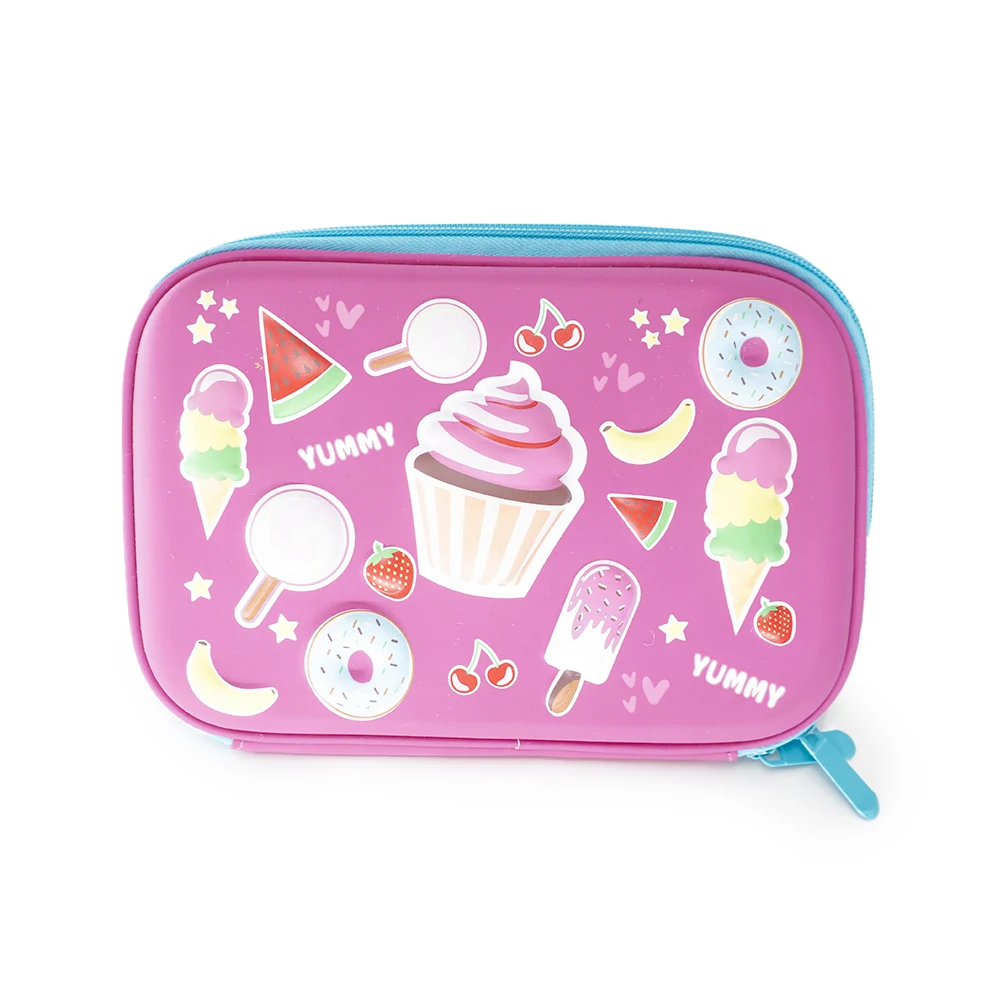 Wholesale Zipper Case Portable Hard Shell Anti-press Shockproof Portable EVA Pencil Case for Boys and Girls