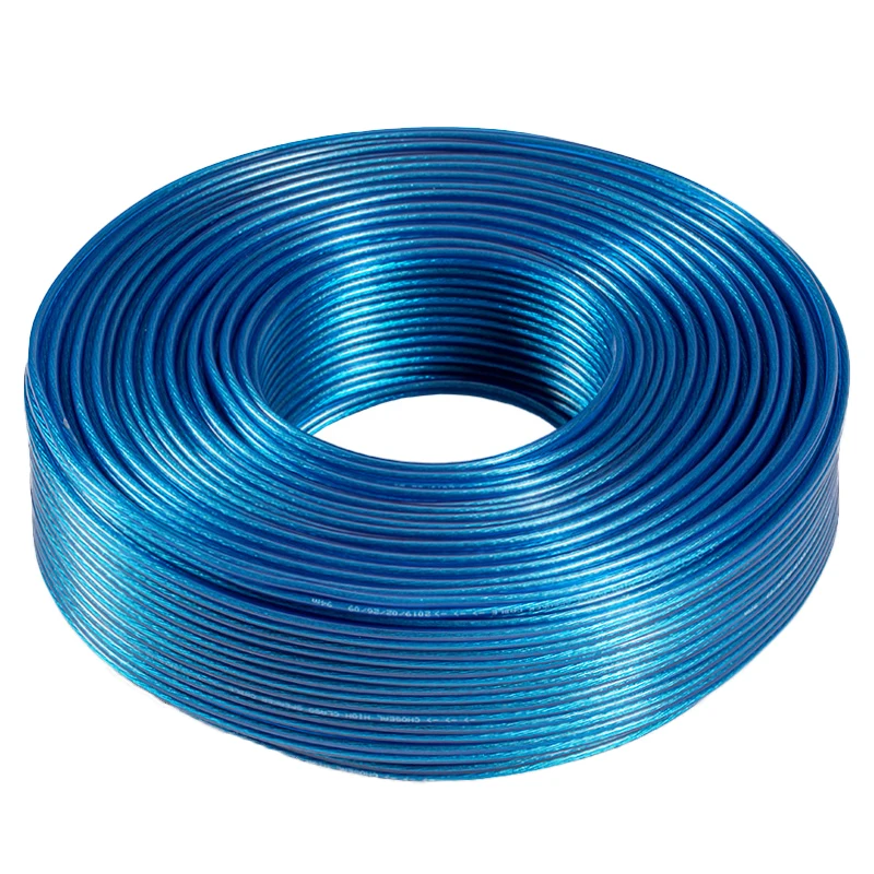 speaker cable roll oxygen free 0.5mm2  1.5mm2  2.5mm2  copper  standard hifi speaker cable twin wires