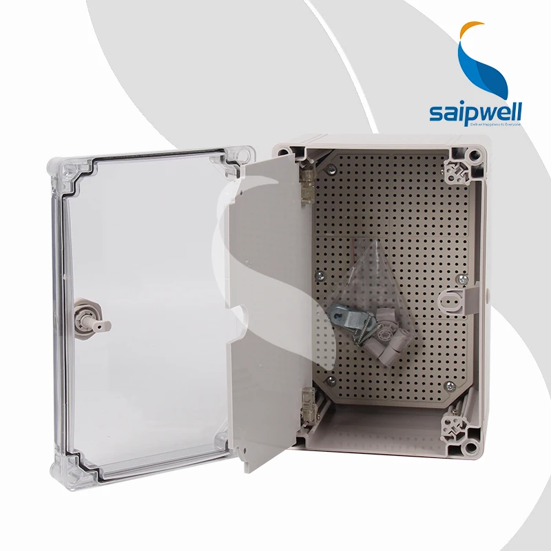 SAIPWELL SP-ATM-302016 300*200*160 мм IP65 Водонепроницаемый ABS пластиковая коробка с замком и