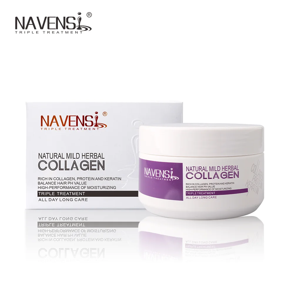Navensi Professional Custom Made Best Natural Mild Herbal Collagen Repair Deep Moisturizing Hair Mask For All Hair Type