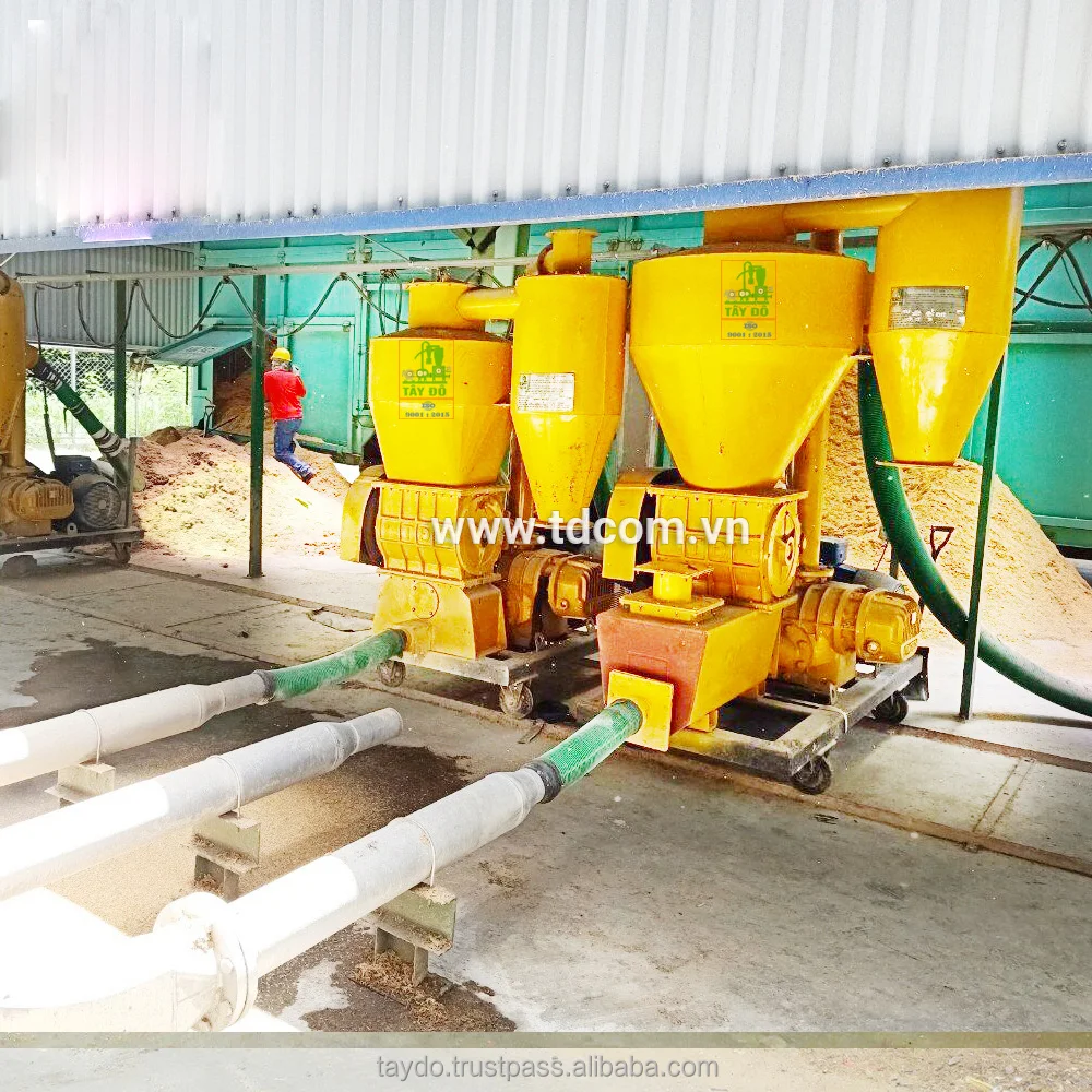  Высококачественный Мощный пневматический конвейер способствует транспортировке рисовой шелухи от Земли до склада