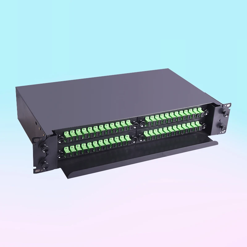 High Quality Distribution Frame Cabinet Patch Panel Rack Mount Fixed Type 12 24 48 96 144 216 Cores Port Fiber Optic Odf
