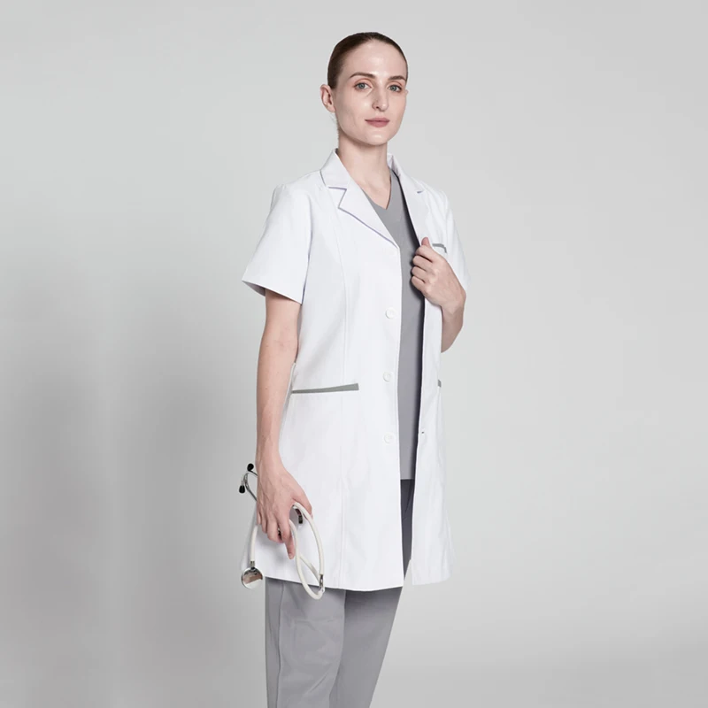 OEM Service Short Sleeve Jogger Gown Medical Doctors Scrub Uniforms Men Women Nurse Scrubs Hospital Clothings