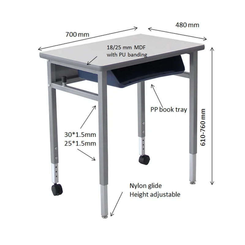 Дешевый классный стол для студентов высококачественный школьный и Набор стульев производитель мебели