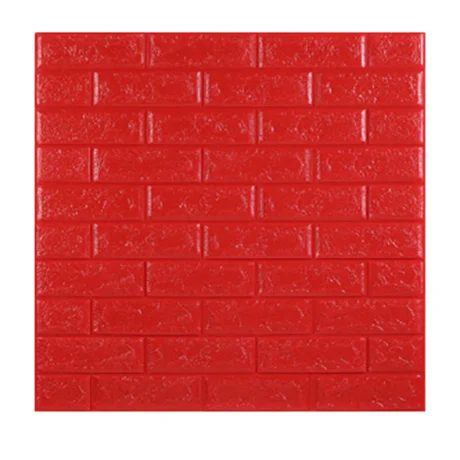 
Decoration use factory supply Wallpaper 3D Coating 3D Flexible brick pattern Wallpaper Self Adhesive 3D Wall Paper 