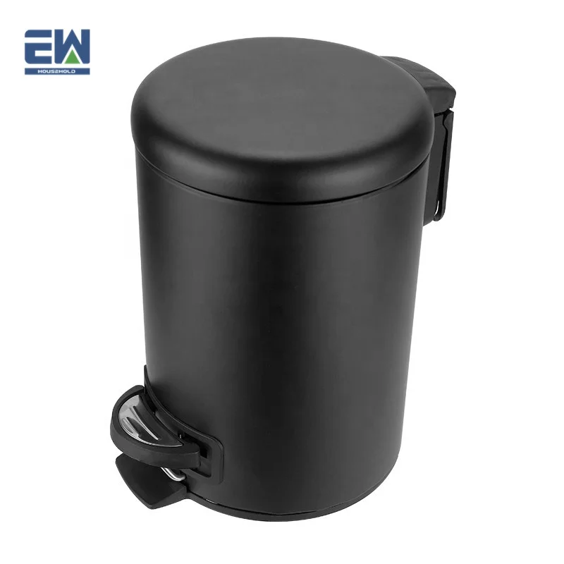 New housewares bathroom products 2020 bathroom cabinets with metal handle easy to move buckets Stainless steel pedal bin