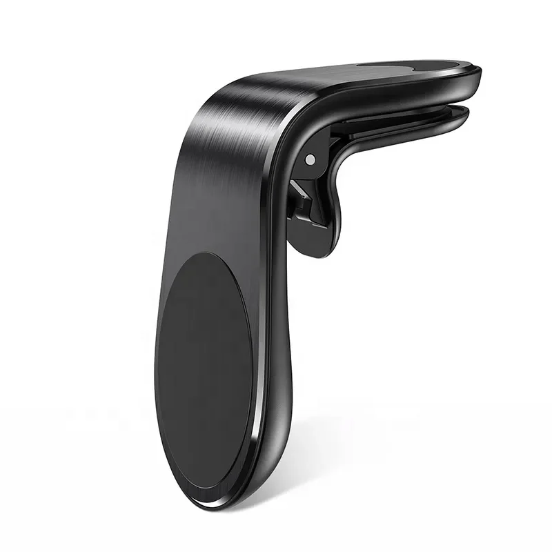 Wholesale Magnetic Car Phone Holder for GPS L Shape Stand for Phone, Strong Magnet Metal Car Mount Air Vent Phone Holder