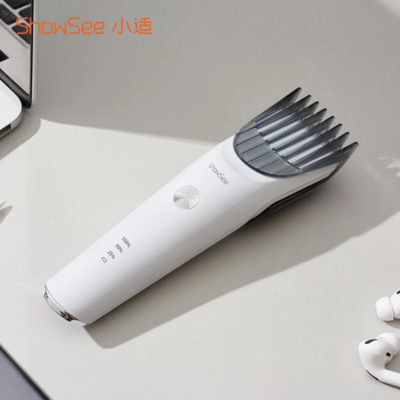 
XIAOMI MIJIA ShowSee Electric Hair Clipper Portable cutting trimmer barber professional choice Ceramic blade Wireless Shaving 