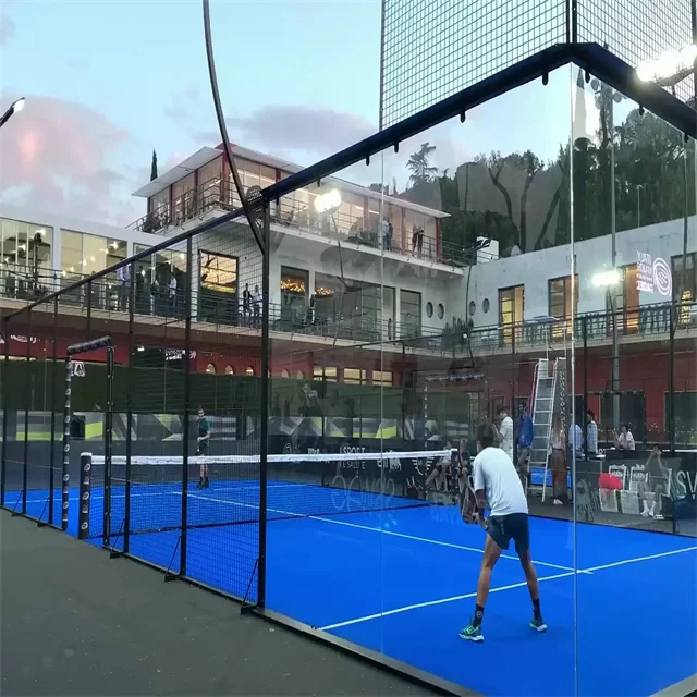 Padel Court Крытый Открытый спортивный корт панорамный весло Теннисный для теннисных видов спорта