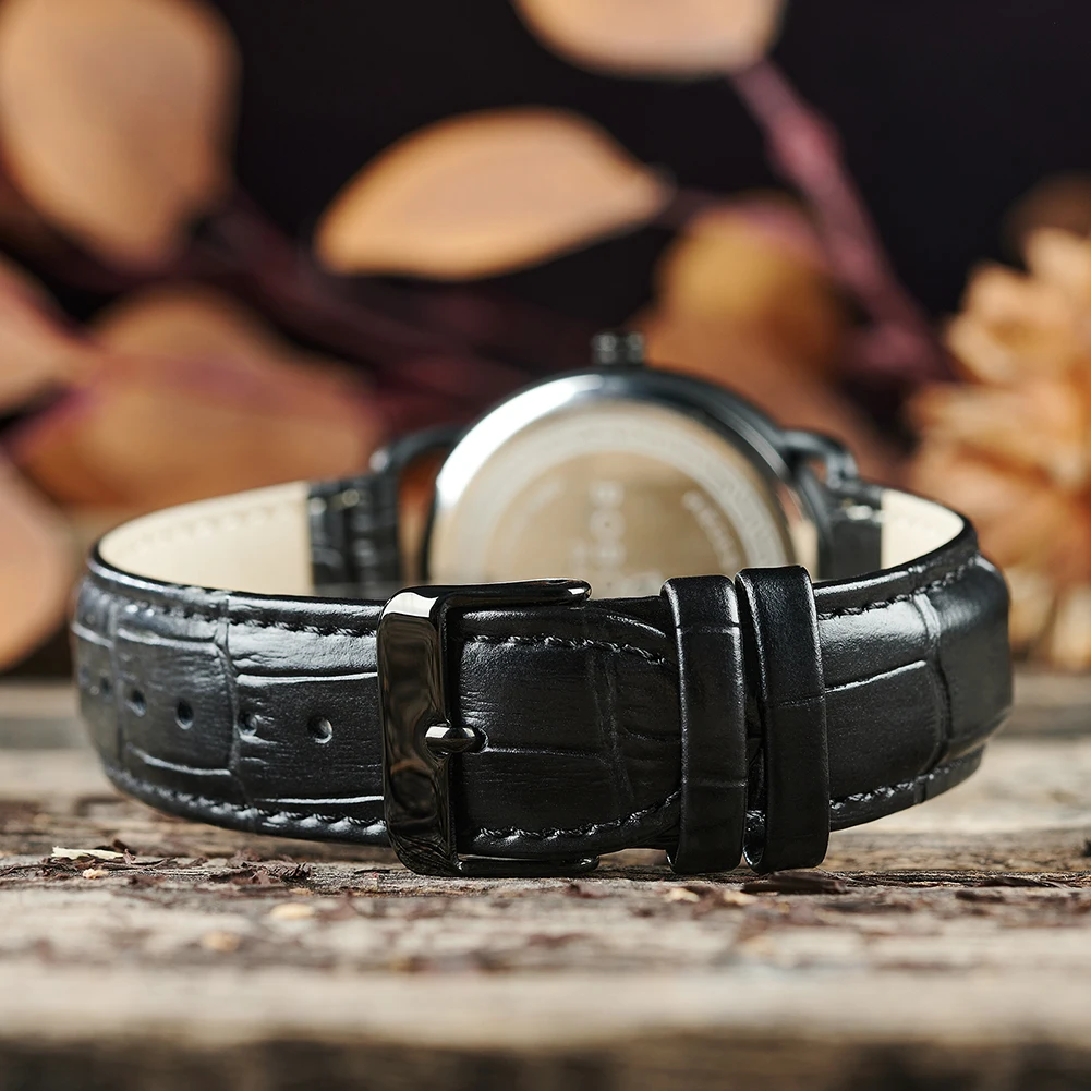 Art Design Unique design Eco-Friendly Design Tree Leaf low moq Dropshipping Classic Wholesale Quartz wood watch