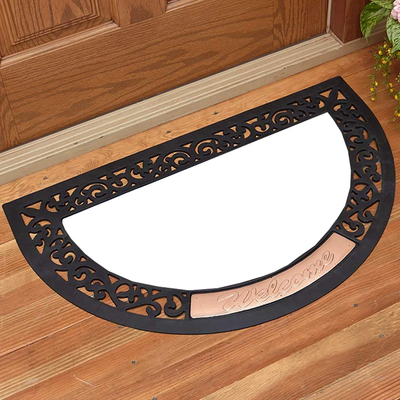 White Blank Entrance Welcome Outdoor Entry Doormats Footmats Floormats Rubber Door Floor Foot Mats Sublimation Blanks