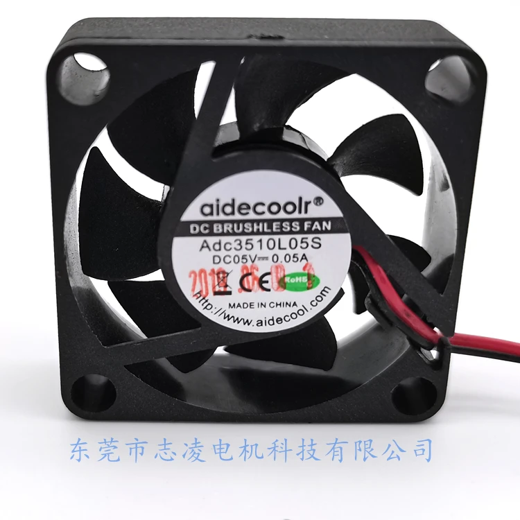 Aidecoolr 3510 High-Speed 5v DC Brushless Motor Cooler 12V 12V Cooling Fan Laptop Car Navigation Power Plant Humidifier VGA Fans