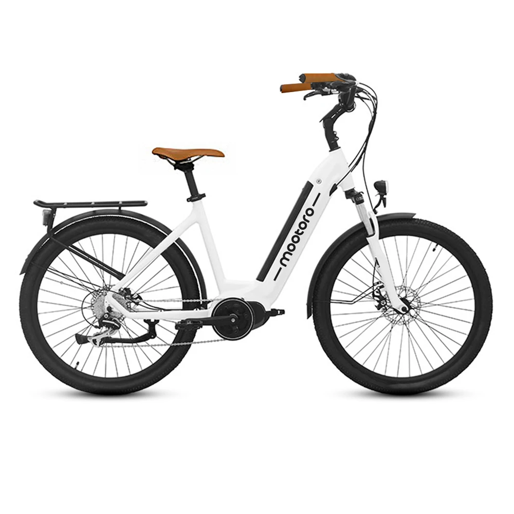 V2 Hot Selling 350W 48V 13Ah 26 Inch Tire Retro Electric City Bike Aluminum Alloy Front Fork Suspension Bicycle Ebike/E Bike