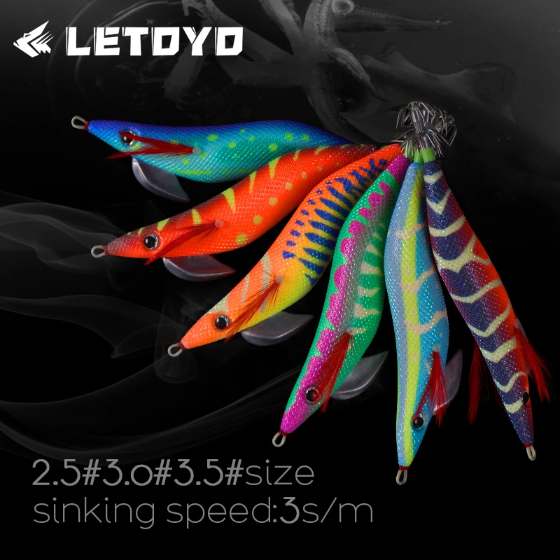 Летойо 22 г 14 см 10 цветов 2 5 #3 0 # приманки для ловли кальмаров глубоководная приманка Yamashita