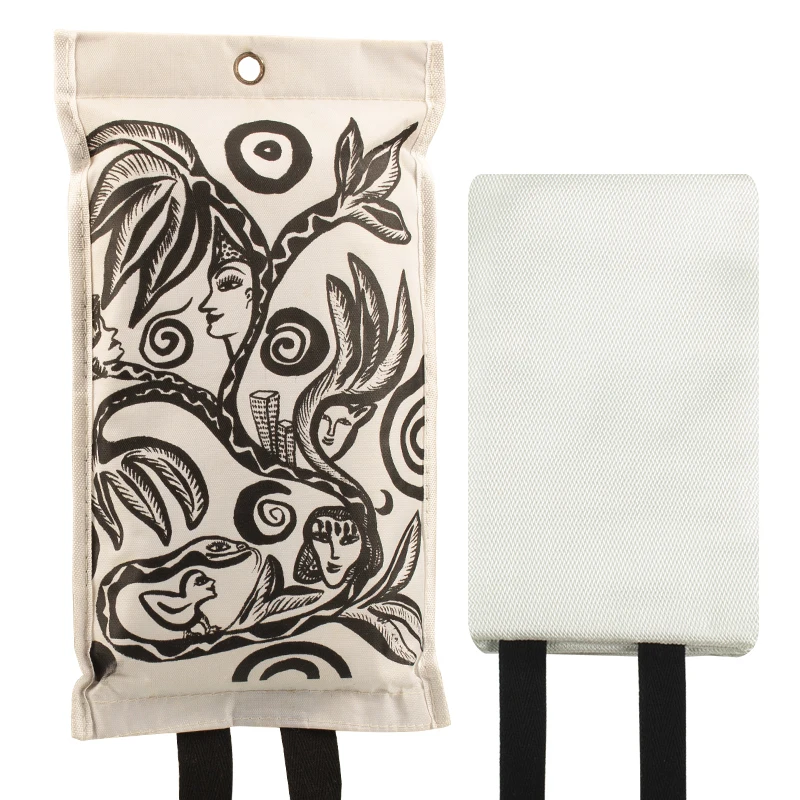 EN1869 1.8m x 1.8m emergency survival fire blanket for kitchen