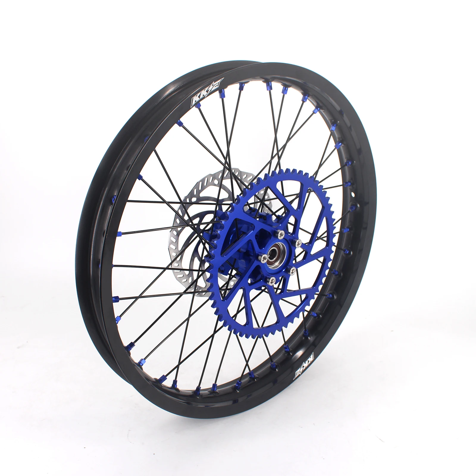 KKE Front 21inch Rear 18inch Electric Bicycle Bike Wheels Rims Set Fit on Sur Ron Light Bee X 2019-2022 Blue Hub Black Rim